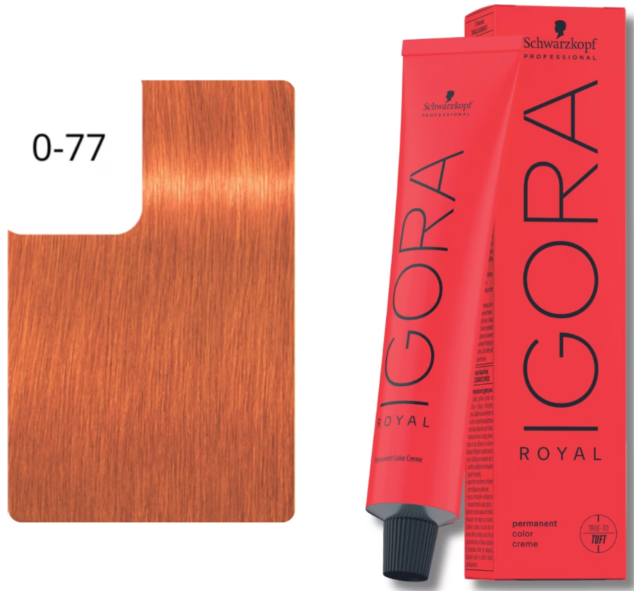 Schwarzkopf IGORA ROYAL 0-77 Kupfer-Konzentrat (60ml)