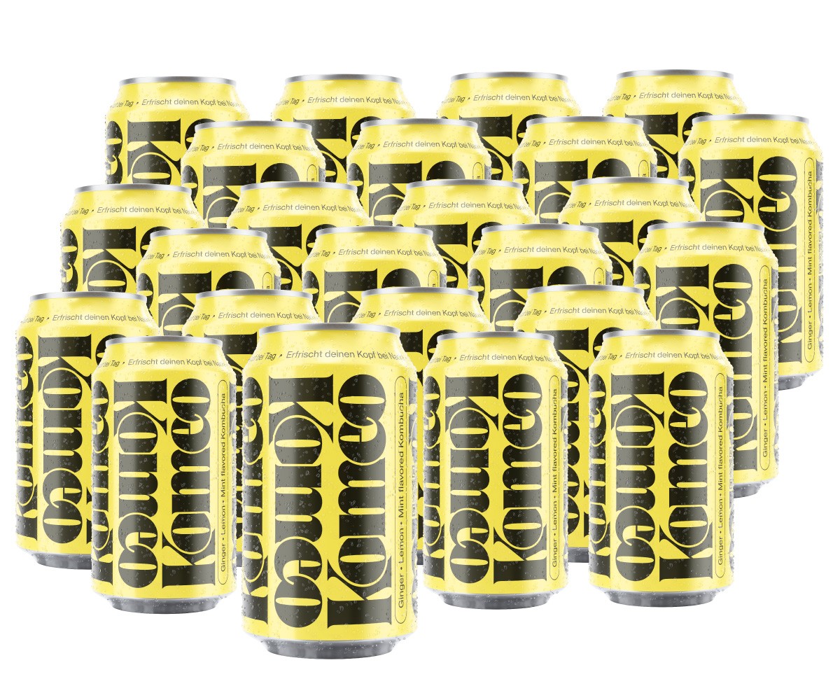 Komeo Kombucha Ginger-Lemon-Mint (24x330ml)