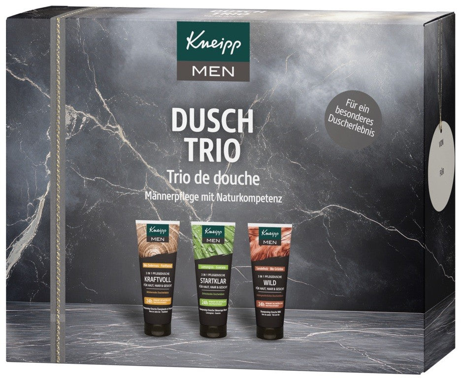 Kneipp Geschenkset MEN Dusch-Trio (3x75ml)