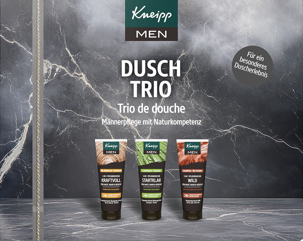 Kneipp Geschenkset MEN Dusch-Trio (3x75ml)