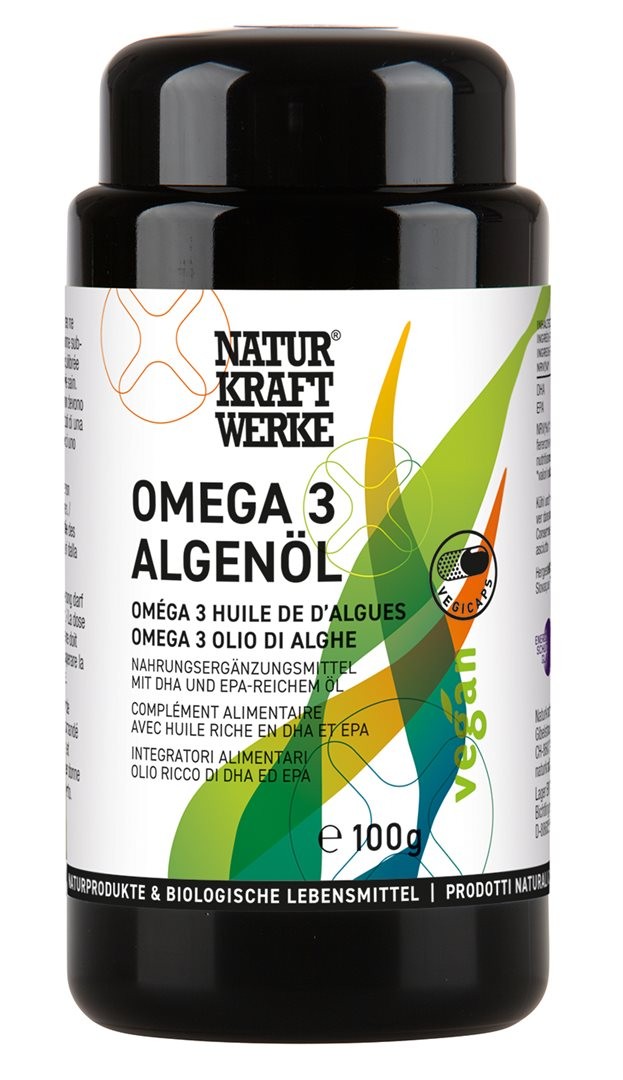NATURKRAFTWERKE Omega 3 Algenöl Vegicaps (100g)