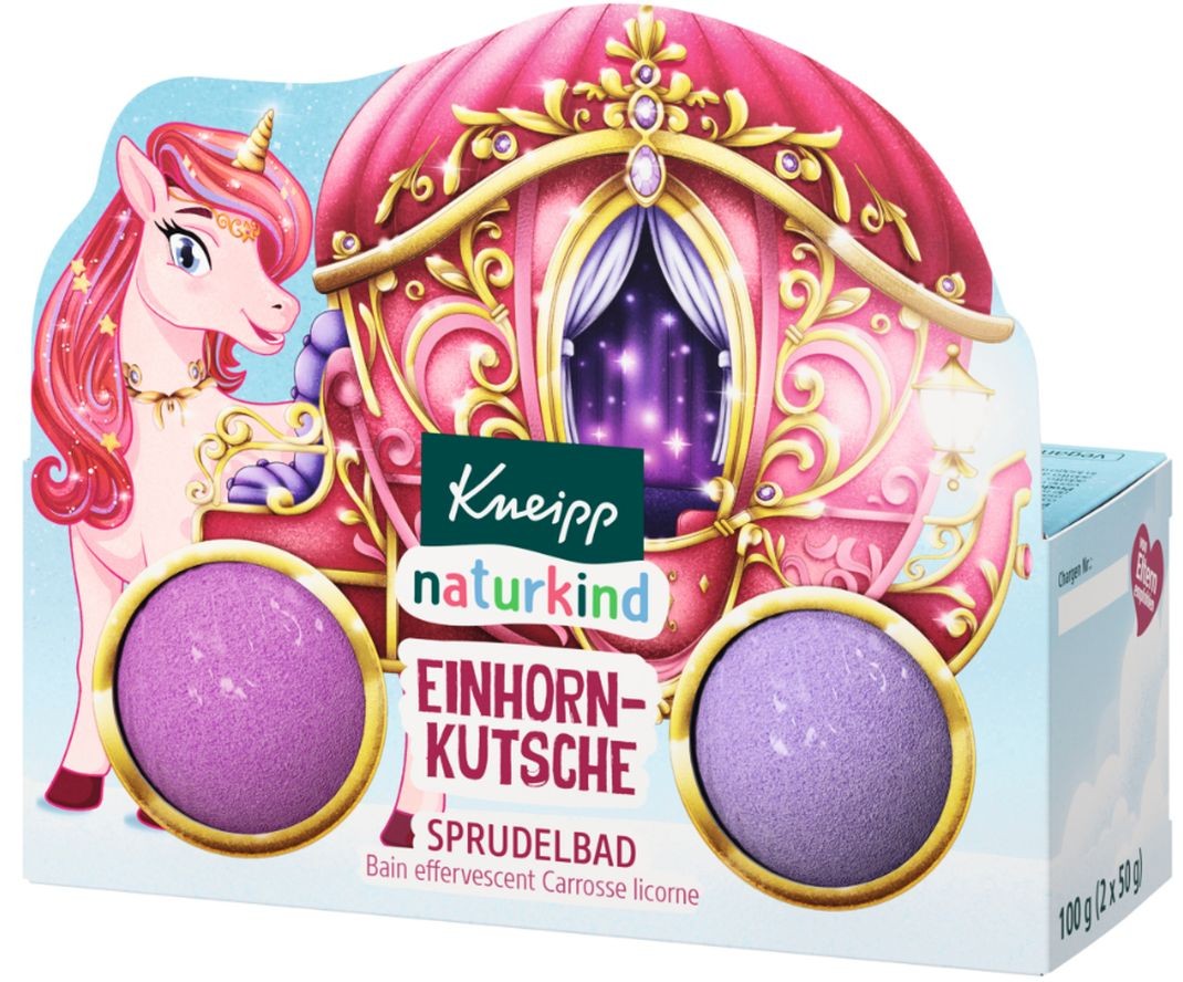 Kneipp Naturkind Sprudelbad Einhornkutsche (2x50g)