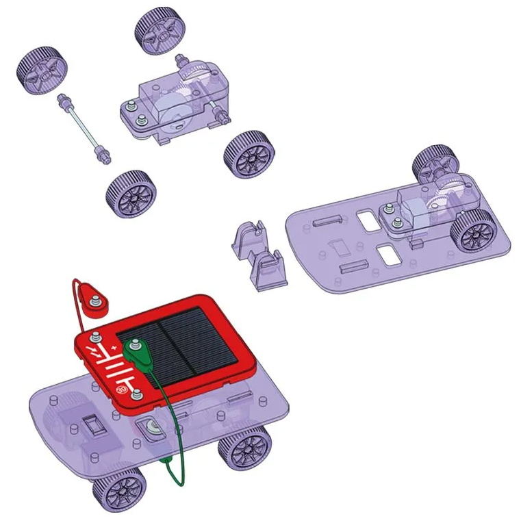 TimeTEX Experimentier-Set Solar-Auto, 13x15x6cm (17-teilig)