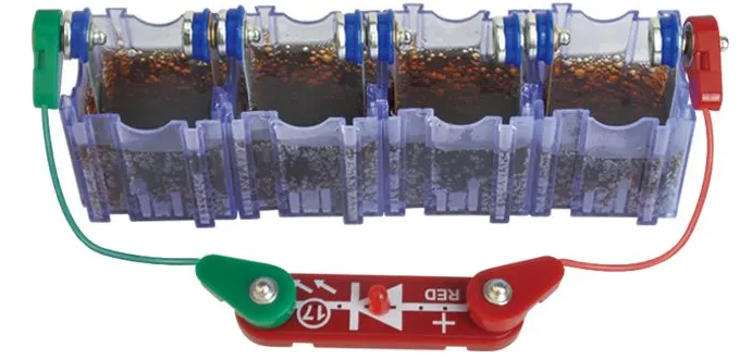 TimeTEX Experimentier-Set Zitronen-Batterie, 13x15x6cm (19-teilig)