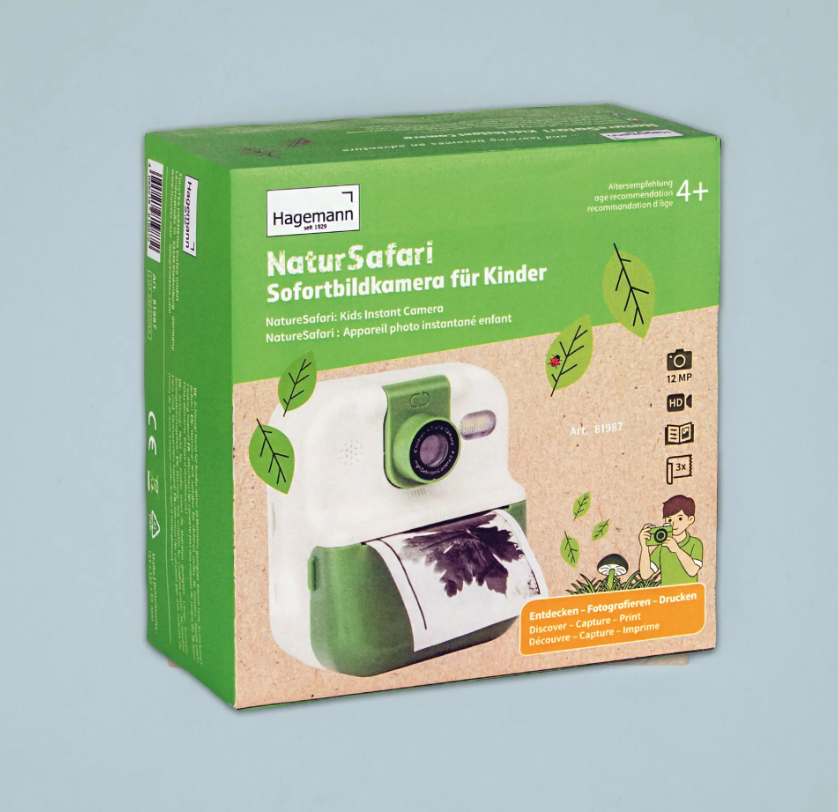 TimeTEX Sofortbild-Kamera Natursafari, 11x10cm (8-teilig)