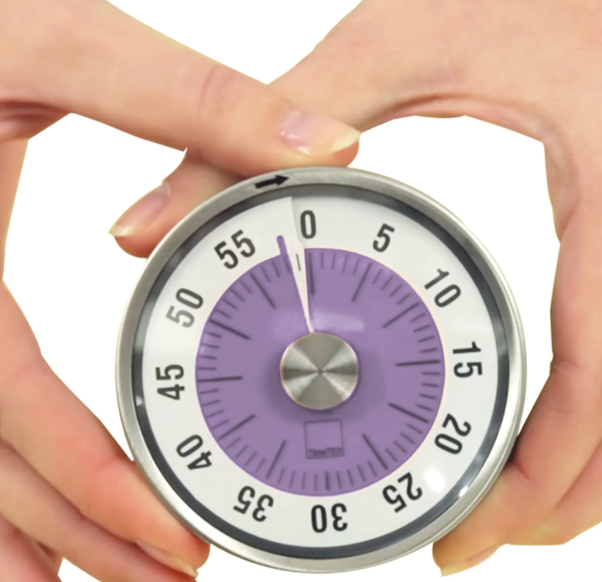 TimeTEX Zeitdauer-Uhr Automatik compact, mit Magnet, Durchmesser 8cm (1 Stk)