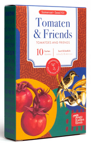 Magic Garden Seeds Saatgut Tomaten & Friends, 10 samenfeste Tomaten- und Kräutersorten (1 Stk)
