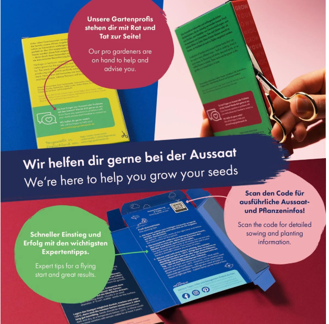 Magic Garden Seeds Saatgut Hochbeet-Gemüse, 10 samenfeste Gemüsesorten (1 Stk)