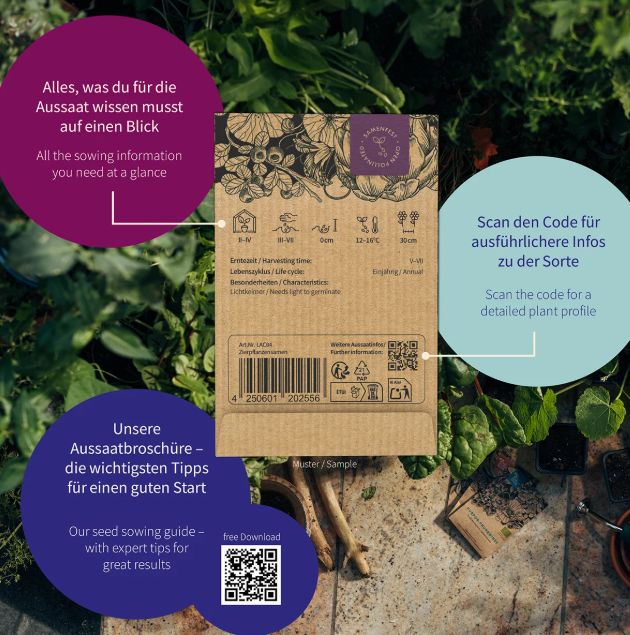 Magic Garden Seeds Saatgut Gemüse-Raritäten für Garten & Küche (1 Stk)