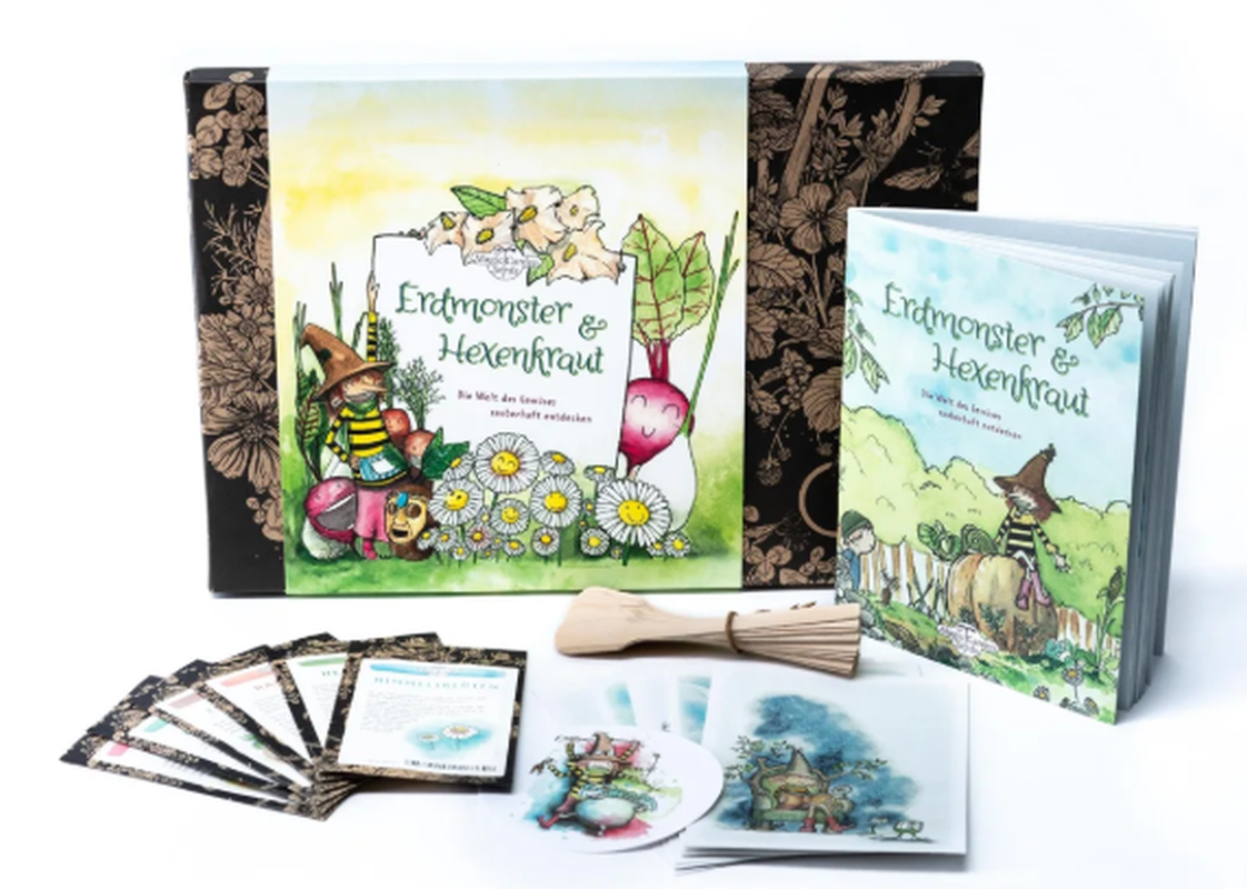 Magic Garden Seeds Erdmonster & Hexenkraut, Samen-Geschenkset für Kinder (30-teilig)
