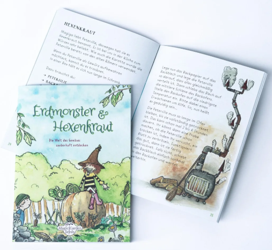 Magic Garden Seeds Erdmonster & Hexenkraut, Samen-Geschenkset für Kinder (30-teilig)