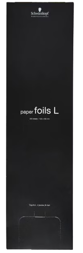 Schwarzkopf Papierfolien lang, 12x50cm (200 Blatt)