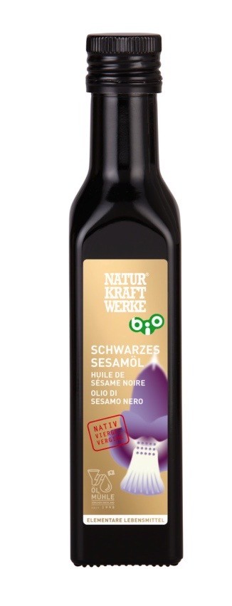 NATURKRAFTWERKE Schwarzes Sesamöl Bio (250ml)