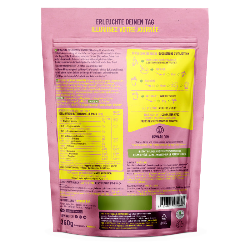 ISWARI Erwachen Buddha Himbeere Bio (360g)