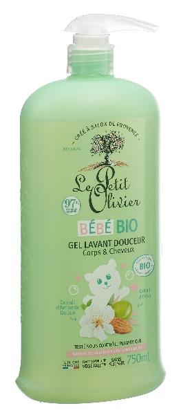 Le Petit Olivier Baby Gentle Body & Hair Wash Organic (750ml)