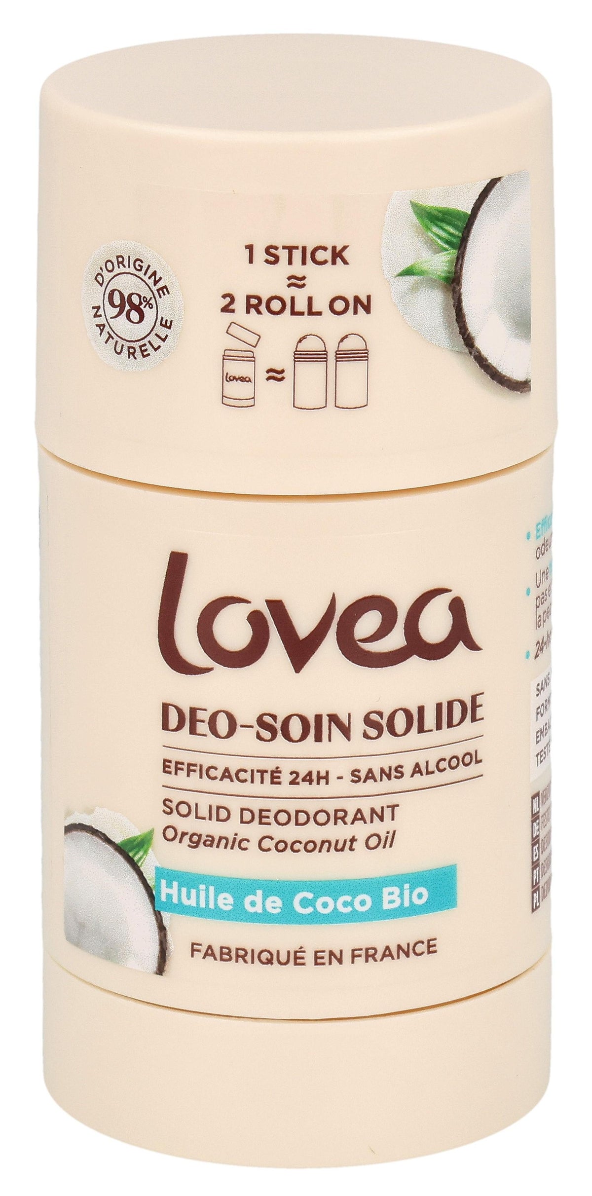 Lovea festes Deo Kokosöl (50g)