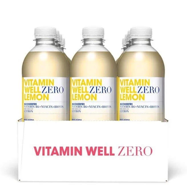 Vitamin Well Zero Lemon (12x500ml)