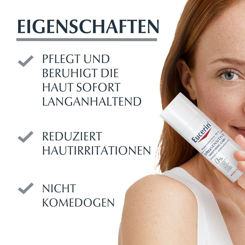 Eucerin UltraSENSITIVE beruhigende Pflege, Normal- und Mischhaut (50ml)