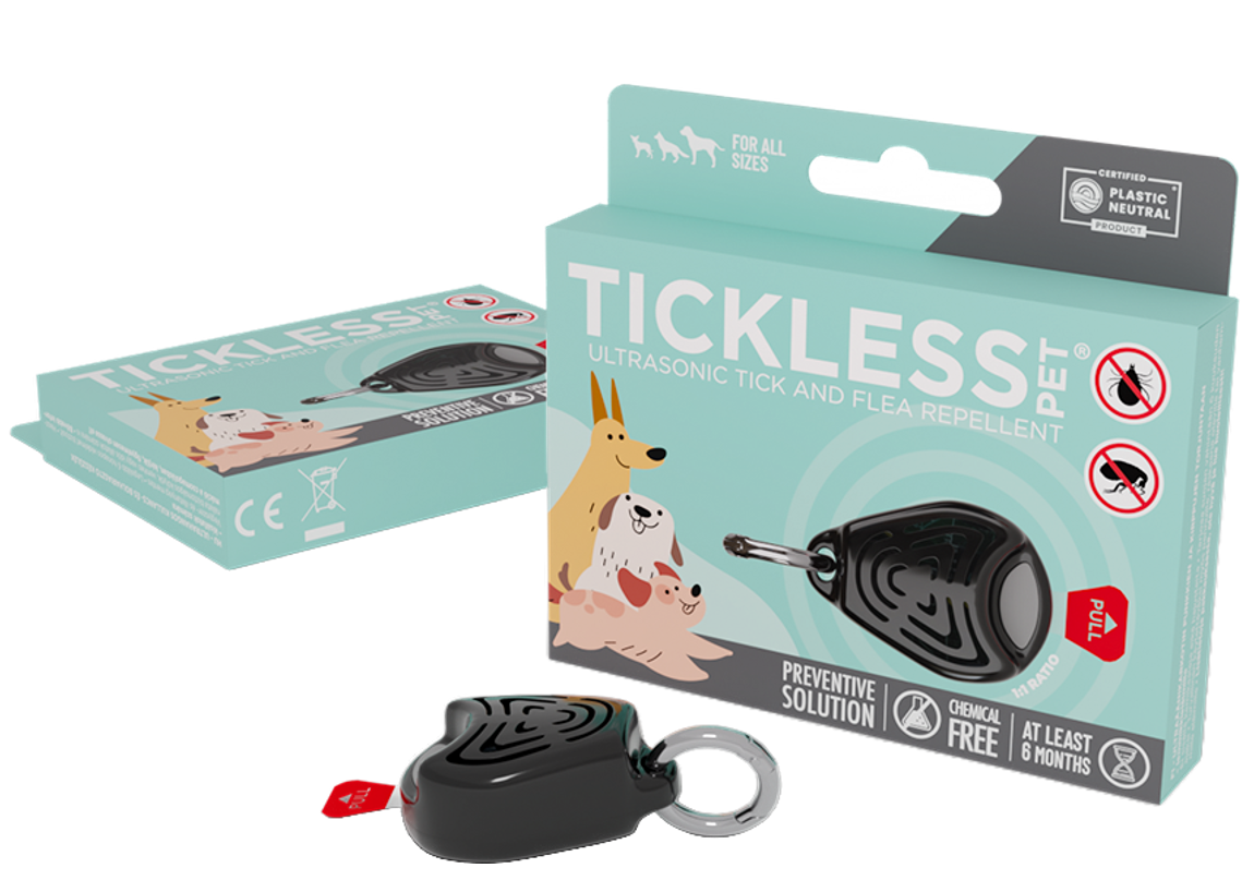 Tickless Pet Zecken- und Flohschutz schwarz (1 Stk)