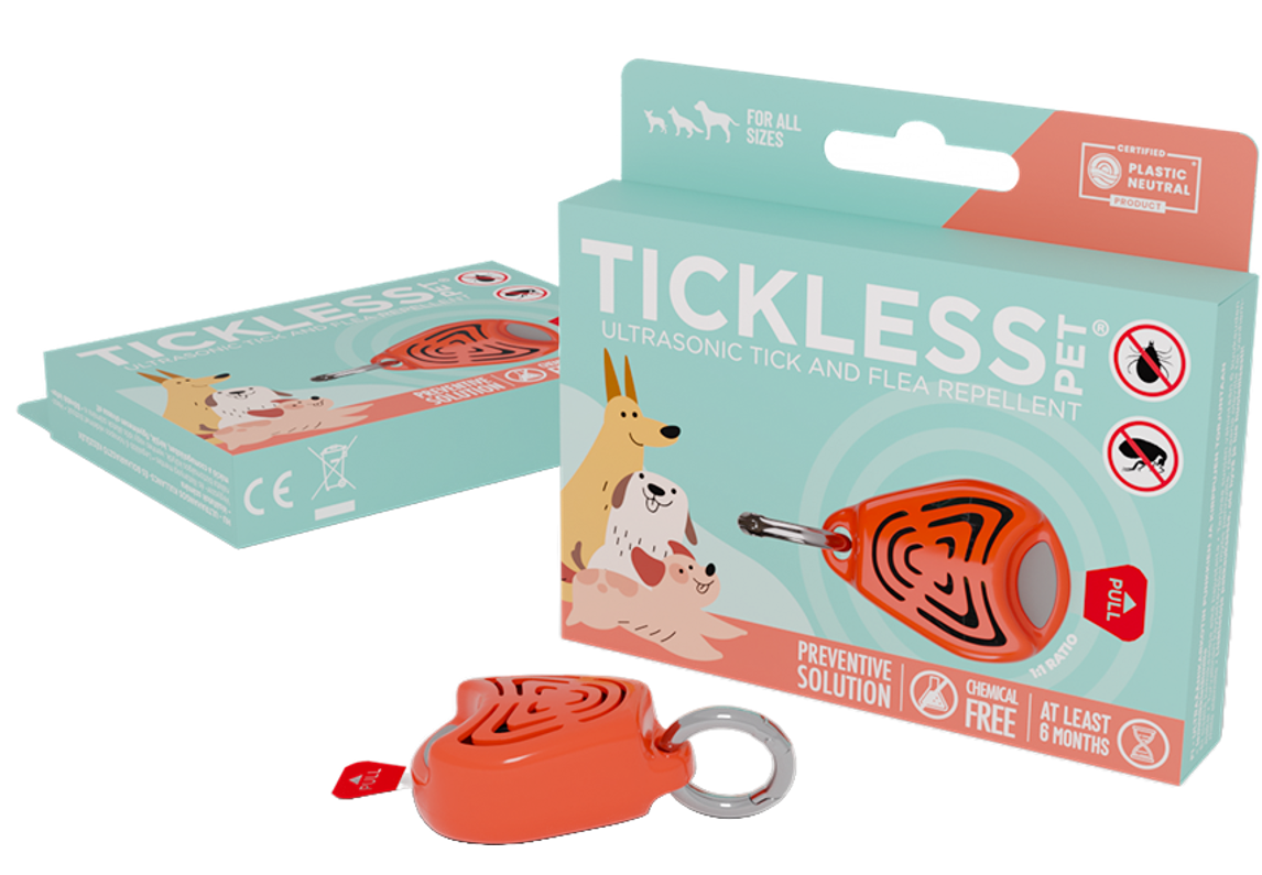 Tickless Pet Zecken- und Flohschutz orange (1 Stk)