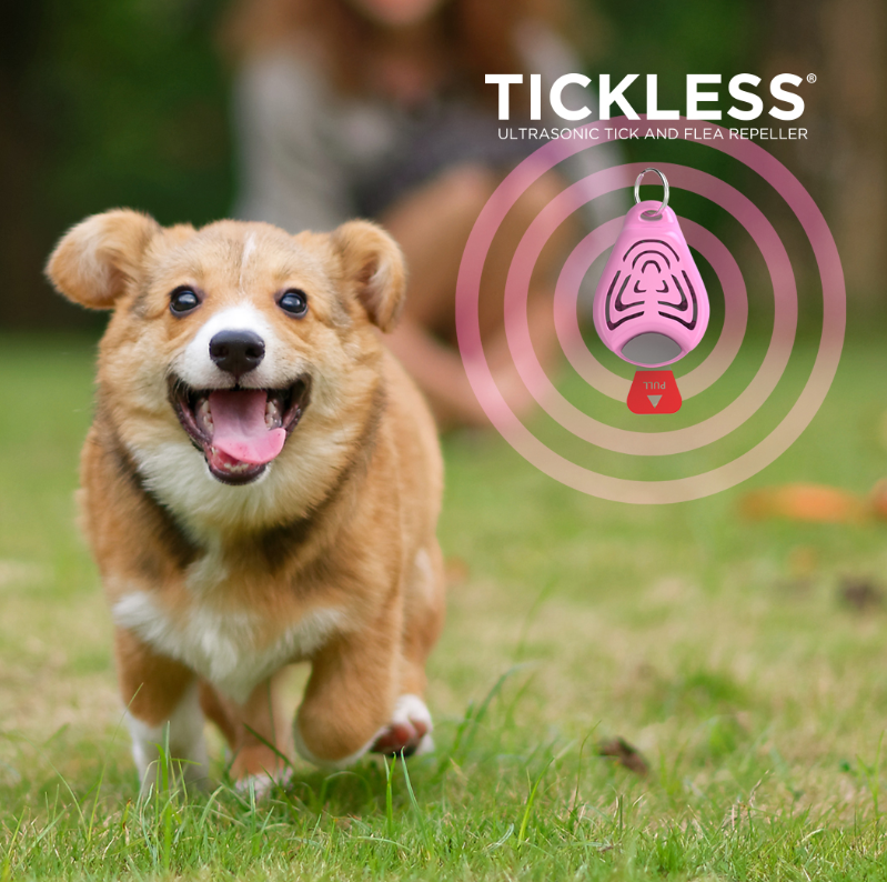 Tickless Pet Zecken- und Flohschutz rosa (1 Stk)