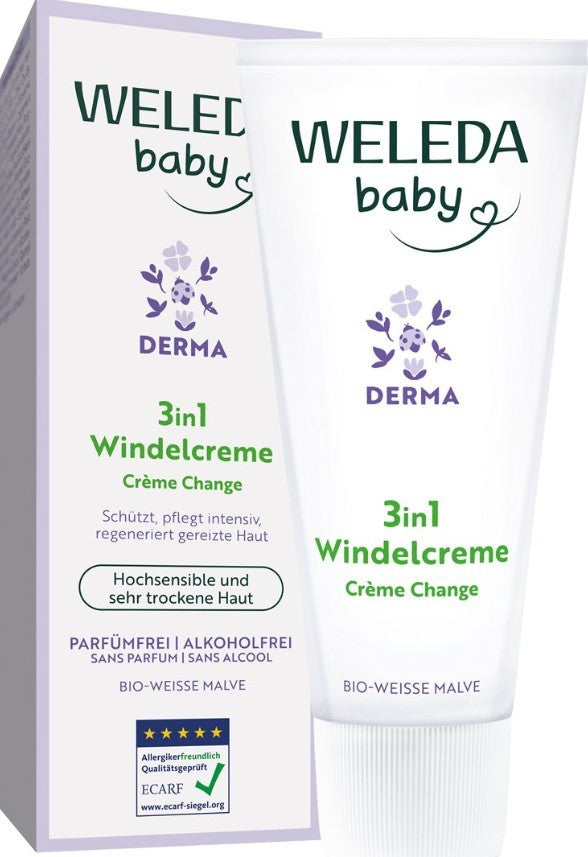 Weleda Derma 3in1 Windelcreme weisse Malve (50ml)