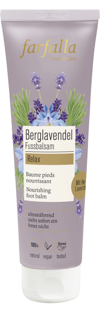 Farfalla Fussbalsam Berglavendel (75ml)