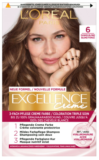EXCELLENCE Creme Triple Prot 6 dunkelblond (1 Stk)