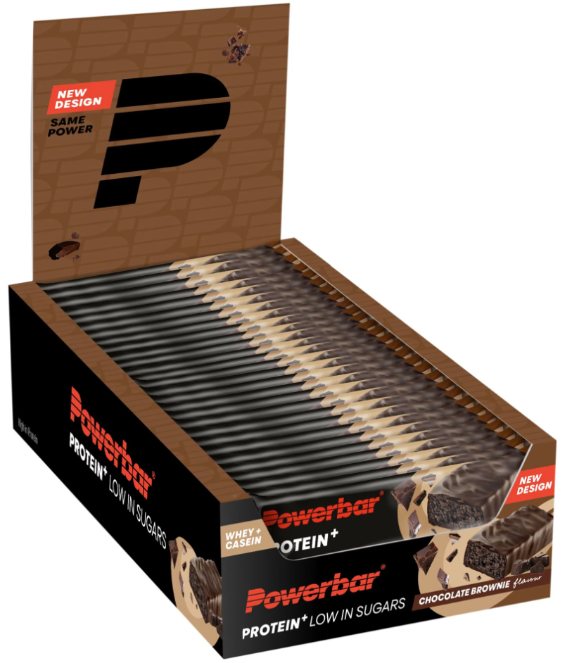 Powerbar Protein+ Low Sugar Bar Chocolate Brownie (16x35g)