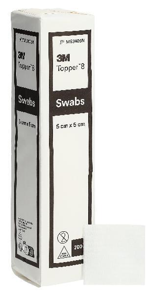 TOPPER 8 NW Compresse 5x5cm non sterili (200 pz)