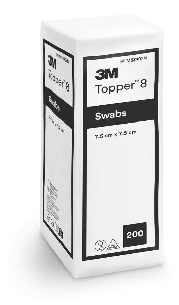 TOPPER 8 NW Compresse 5x5cm non sterili (200 pz)