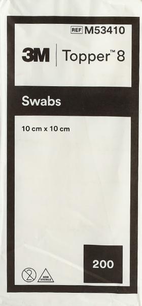 TOPPER 8 NW Compresse 10x10cm non sterili (200 pz)