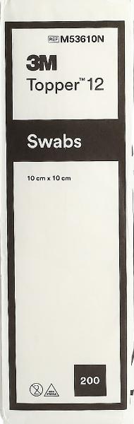 TOPPER 12 NW Compresses 10x10cm non stériles (200 pces)