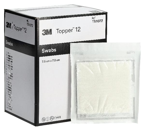 TOPPER 12 NW Compresses 7.5x7.5cm stériles (80 pces)