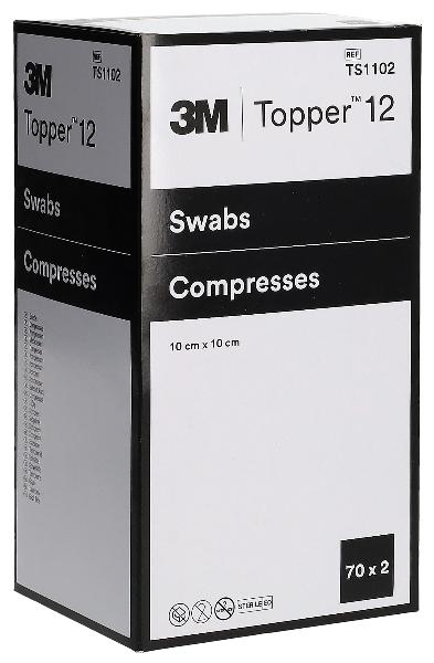 TOPPER 12 NW Compresse 10x10cm sterili (140 pz)