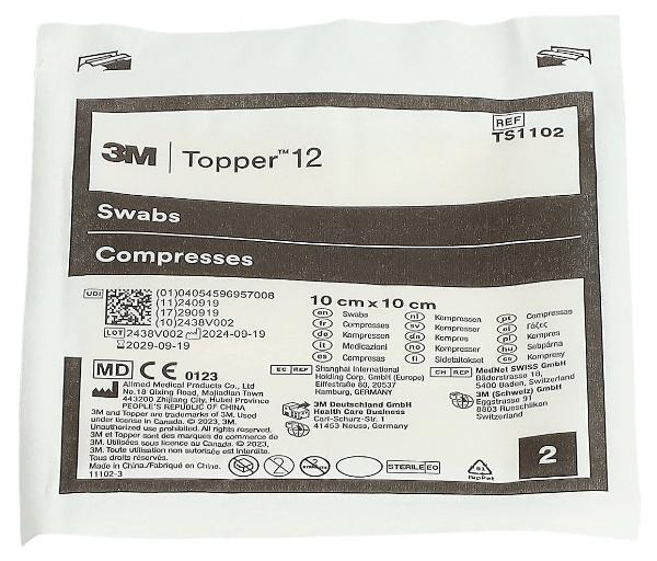 TOPPER 12 NW Compresse 10x10cm sterili (140 pz)