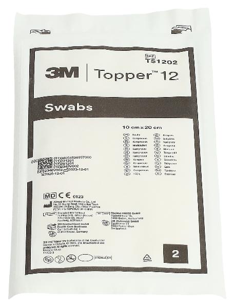 TOPPER 12 NW Compresses 10x20cm stériles (70 pces)