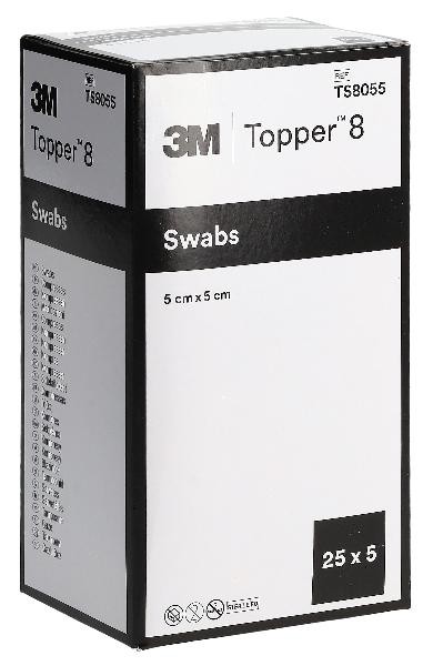 TOPPER 8 NW Compresse 5x5cm sterili (25x5 pz)