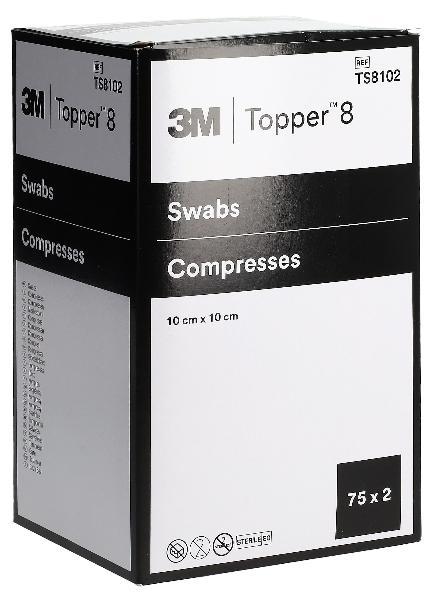 TOPPER 8 NW Compresse 10x10cm sterili (150 pz)