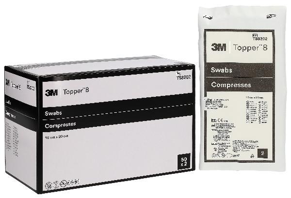 TOPPER 8 NW Compresses 10x20cm stériles (100 pces)