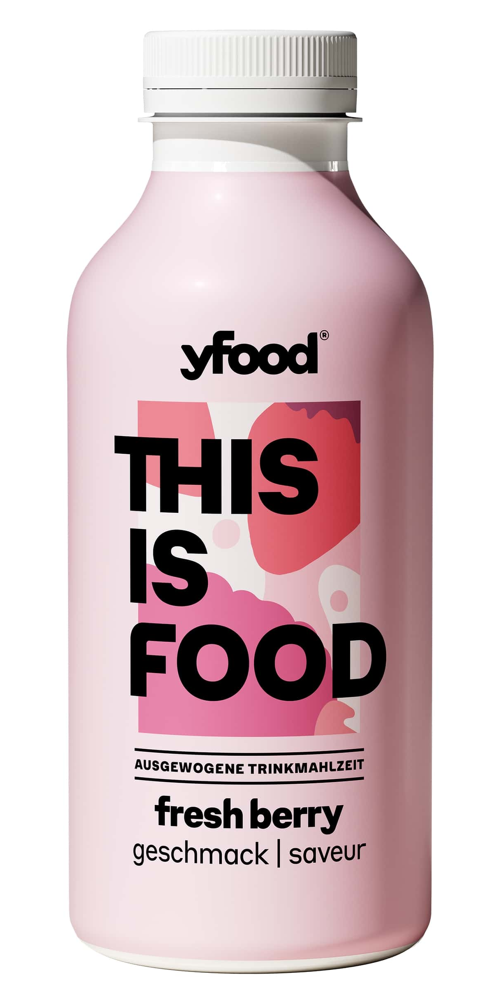 YFood Trinkmahlzeit Fresh Berry (6x500ml)