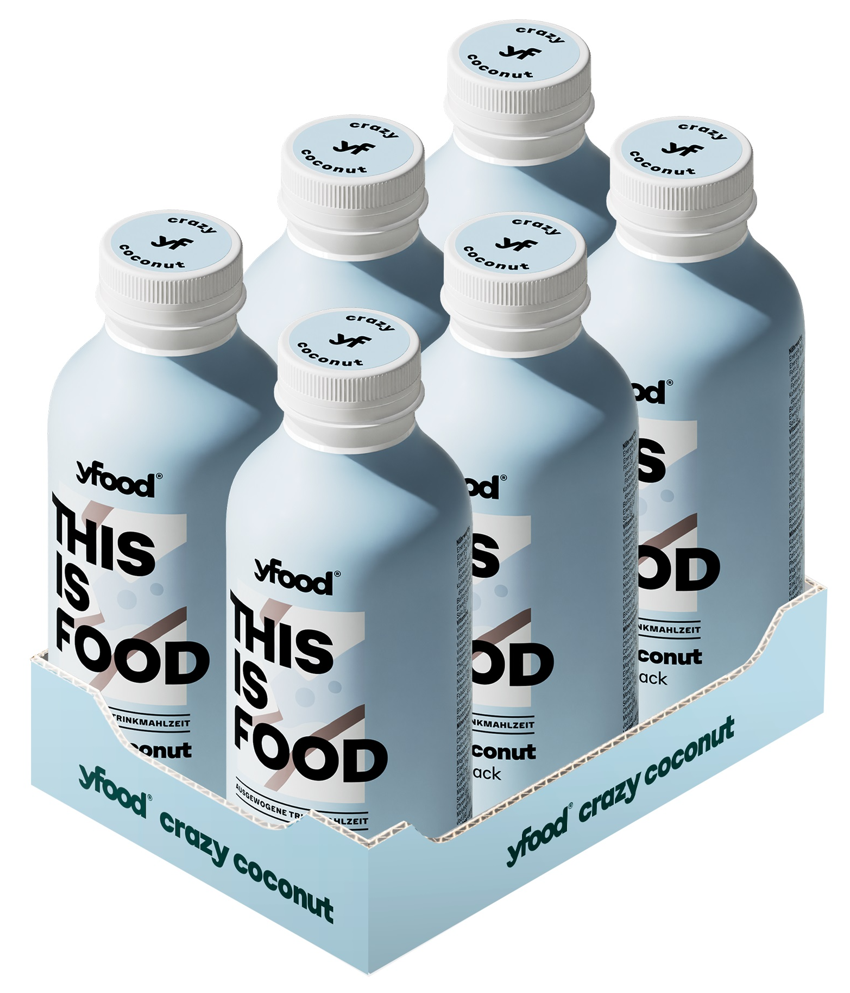 YFood Trinkmahlzeit Crazy Coconut (6x500ml)