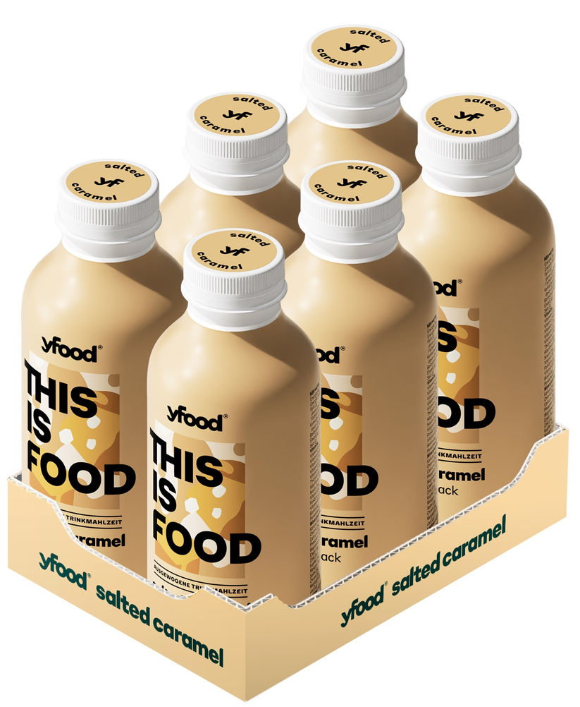 YFood Trinkmahlzeit Salted Caramel (6x500ml)