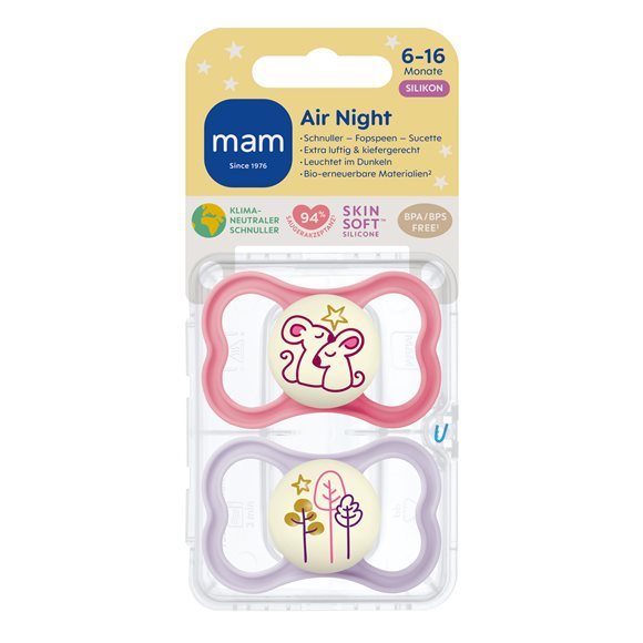 MAM Air Night Nuggi 6 bis 16 Monate (2 Stk)