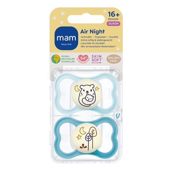 MAM Air Night Nuggi 16 bis 36 Monate (2 Stk)