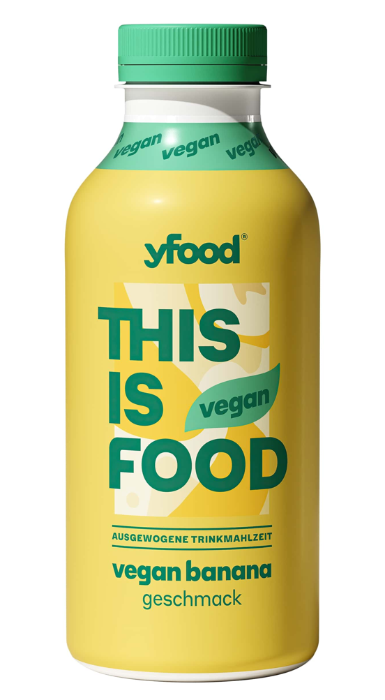 YFood Trinkmahlzeit Vegan Banana (6x500ml)