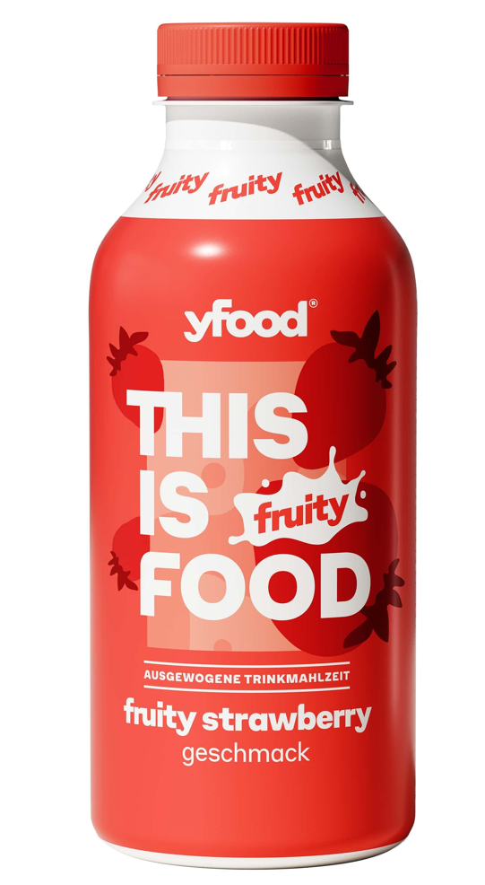 YFood Trinkmahlzeit Fruity Strawberry (6x500ml)