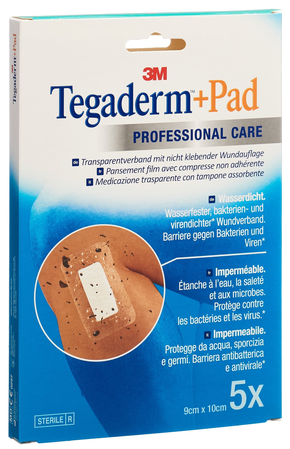 3M Tegaderm+Pad Wundverband 9cm x 10cm (5 Stk)