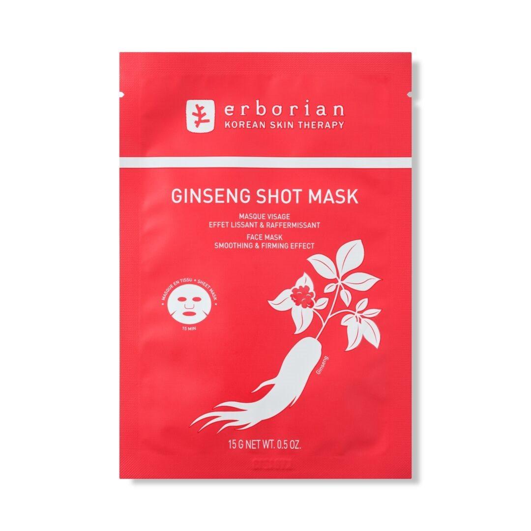 erborian KOREAN SKIN THERAPY Ginseng Shot Mask maschera in tessuto (15g)