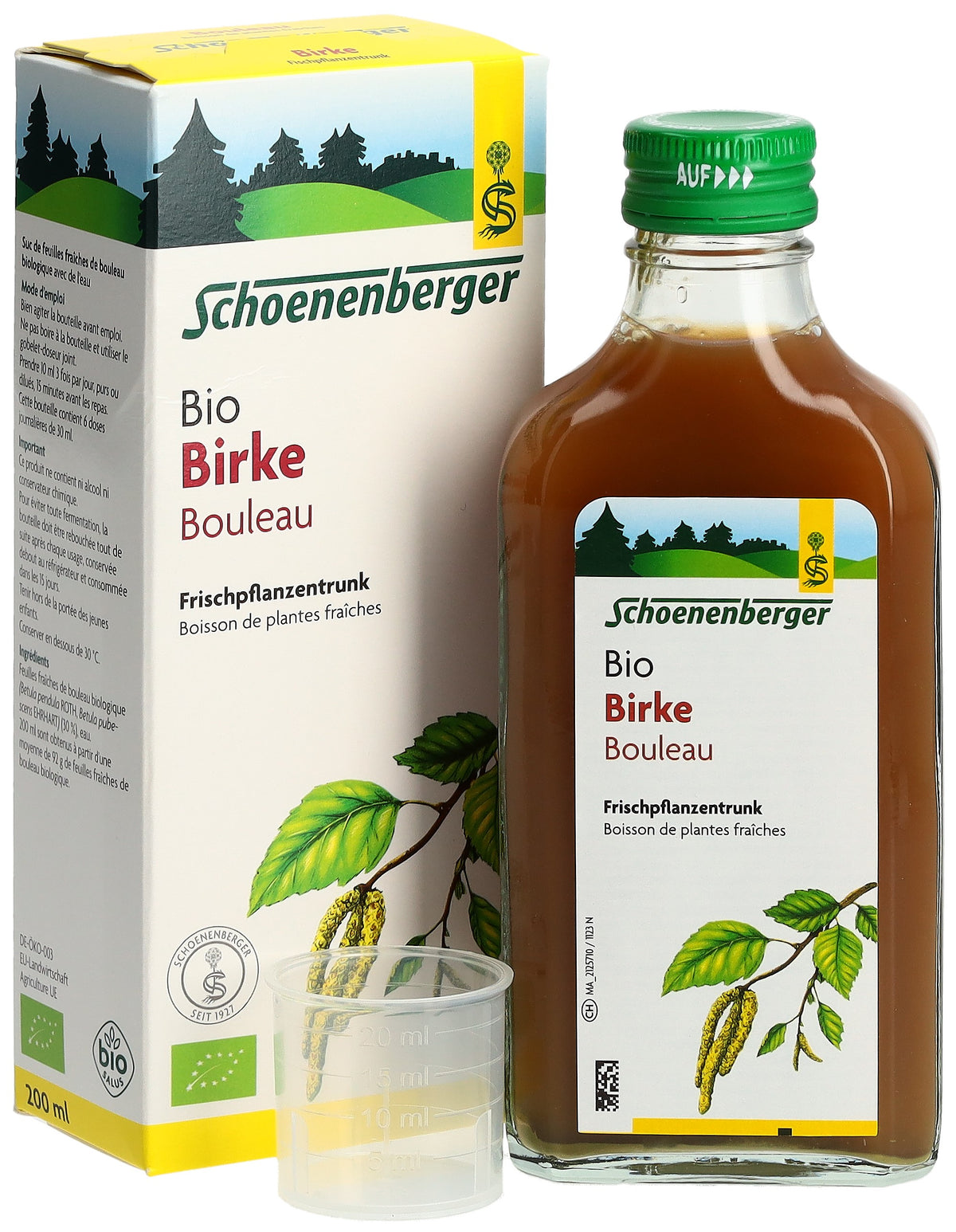 schoenenberger Birken Frischpflanzentrunk Bio (200ml)